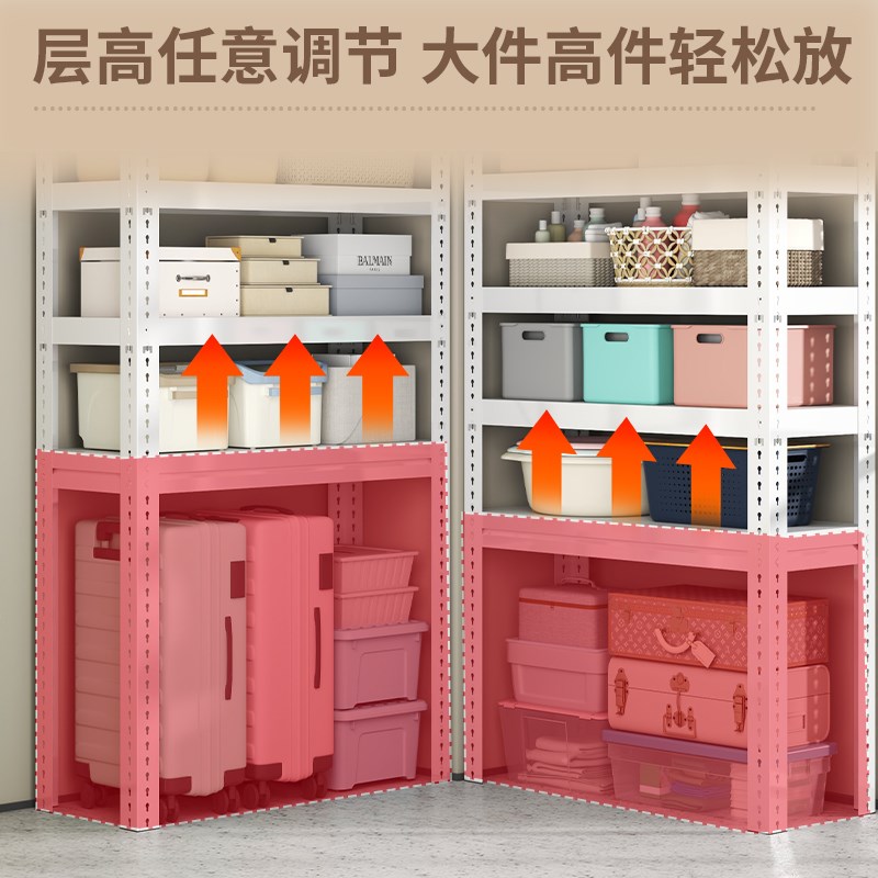 厨房洞洞板储物架一体靠墙烹饪用具收纳铁架调料微波炉电器置物架
