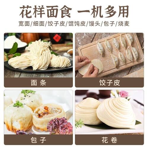 电动压面机家用小型面条机商用全自动擀面揉面机馒头馄饨饺子皮机