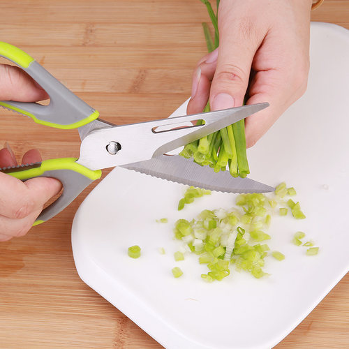 磁性可拆卸磁吸厨房剪刀 家用剪刀鸡骨食物食品烤肉剪肉剪刀