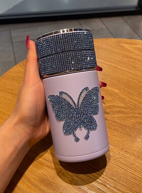 茶水分离316不锈钢保温杯女士高颜值小巧便携杯子女生水杯夏季女