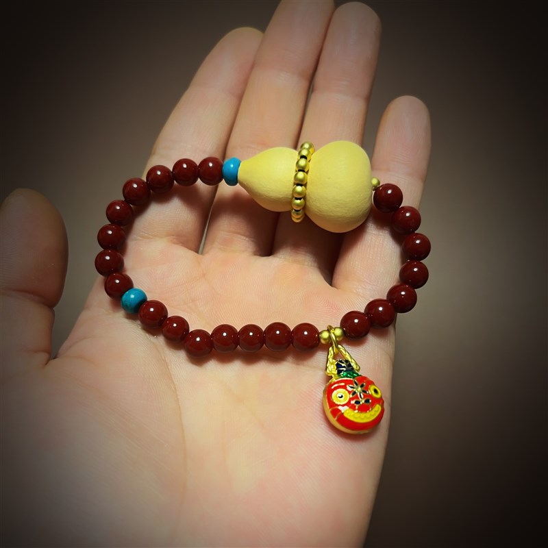 天然小葫芦手串男女情侣手链中国风随身挂饰品文玩小葫芦免费刻字