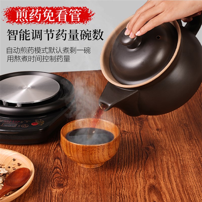 中药煲全自动熬药壶智能中医电煎壶熬药罐加厚防爆裂陶瓷分体砂锅