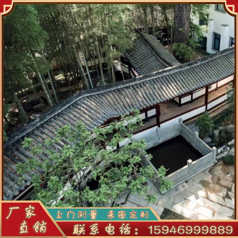 凉亭别墅庭院户外长廊仿古文化防腐苏式实木廊亭连廊亭子回廊廊架