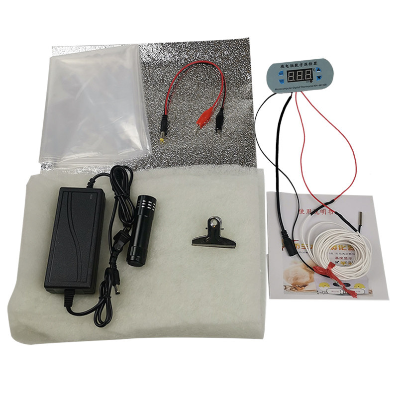 小型孵化器家用水床卵化器孵小鸡鸭鹅鹦鹉自制配件12V恒温孵化箱