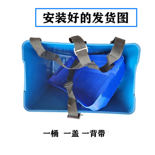 电瓶逆变器背包背桶背箱熟胶塑料双肩背包富华背桶防水防摔耐用款