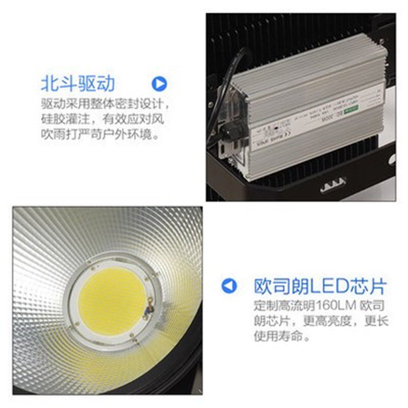 led塔吊灯400W300W200W防水建筑之星广场灯工地施工照明探照射灯