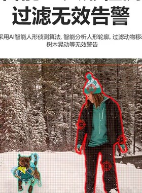 捷高阿里云球机AVIEW监控器无线家用远程手机室外智能跟踪摄像头