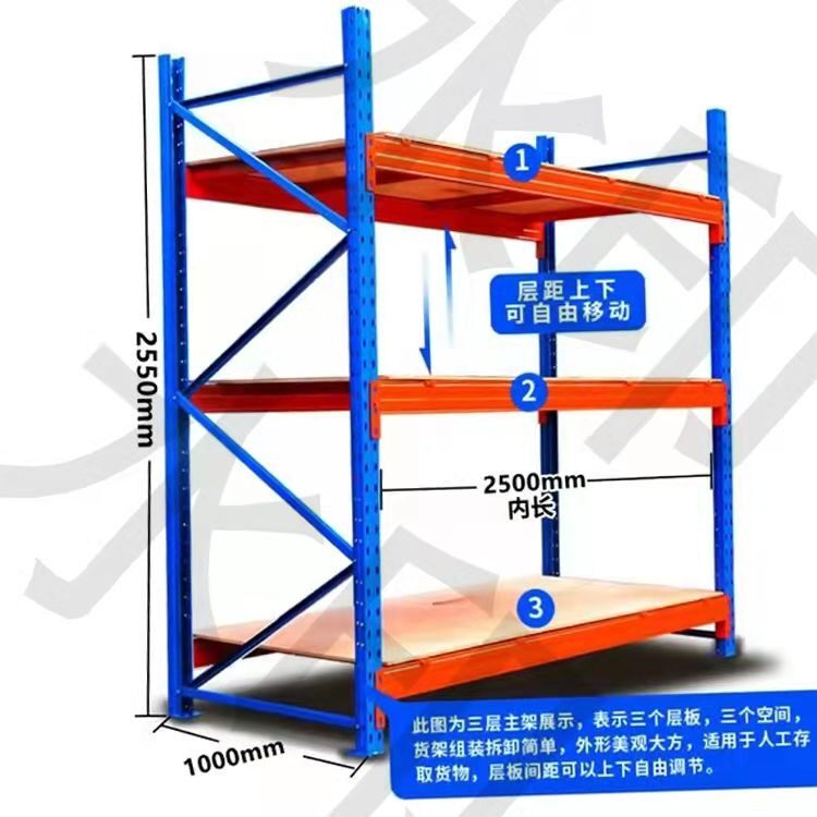 重型仓储货架加厚托盘式货架 大型工厂五金布匹板材库房货架定制