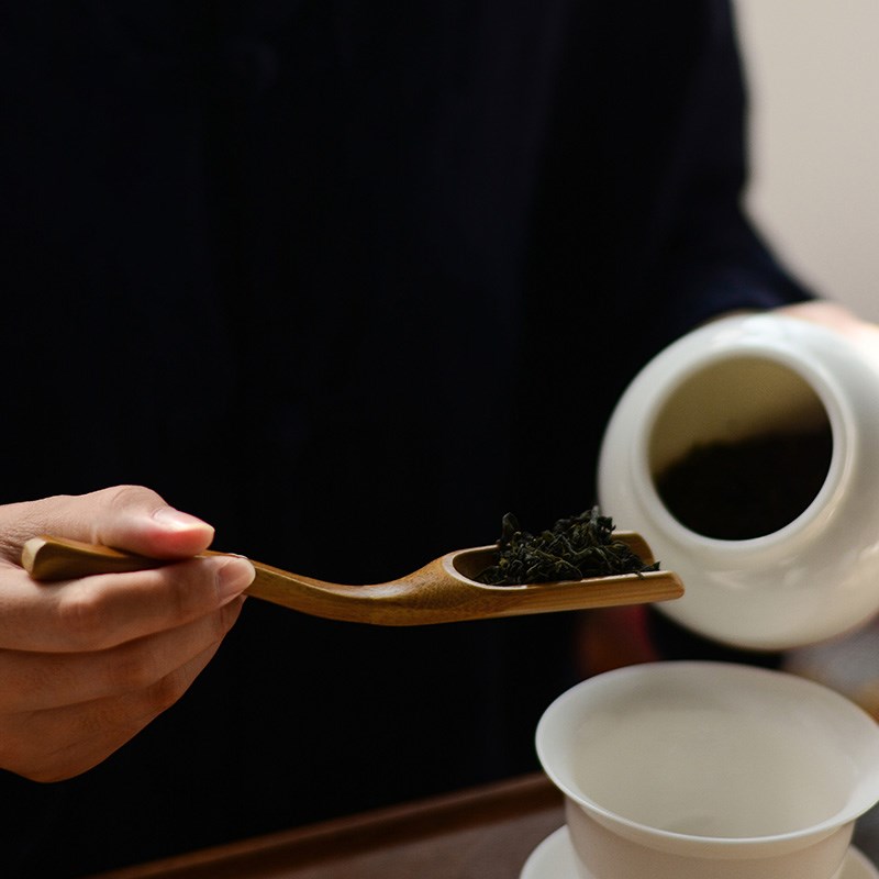 白瓷茶道六君子茶艺泡茶套装茶勺茶针刀夹子功夫茶具配件用品大全