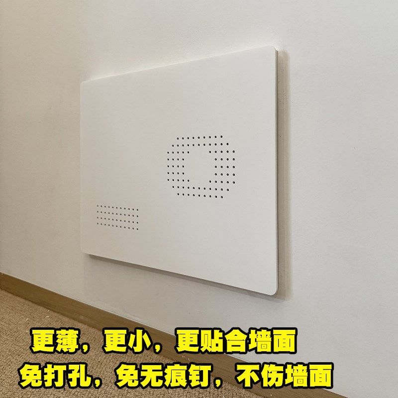 原孔位安装弱电箱盖板翻盖超薄网线盒改造无痕安装电表箱装饰画
