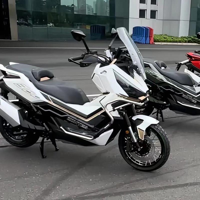 适配升仕368G风挡改装配件摩托车加高前挡风玻璃前档护胸板挡雨板