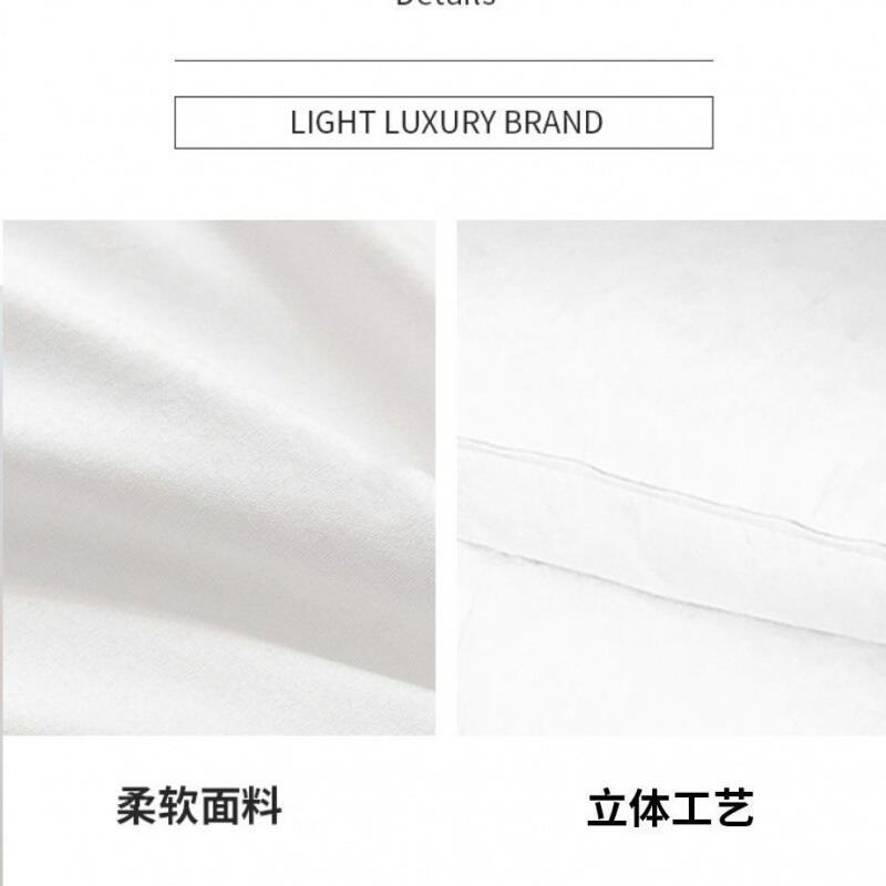 新款羽绒枕护颈枕芯软不变形护颈枕头睡眠家用民宿五星级厂家直供