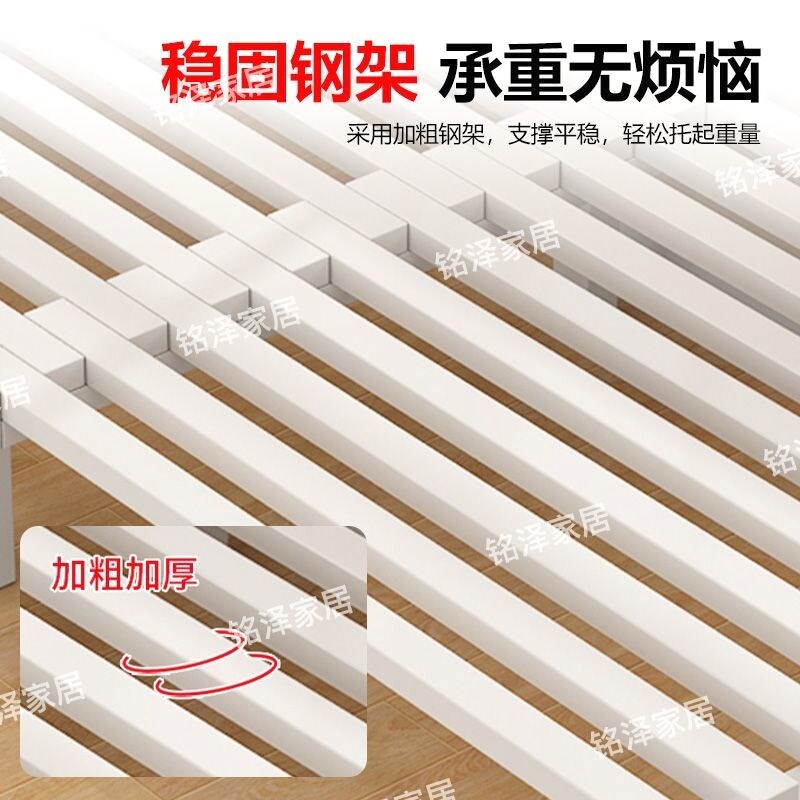 可伸缩铁艺床家用儿童拼接床加粗加厚加宽婴儿小床边床折叠拼接床图片