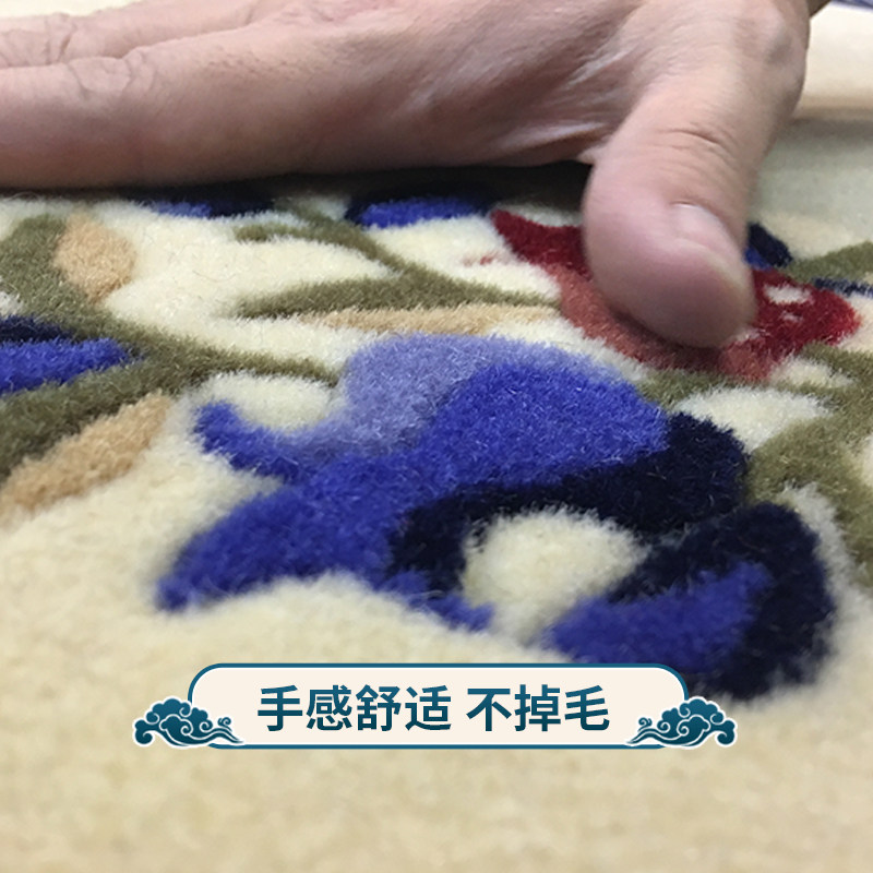 新西兰进口纯羊毛卧室婚房地毯商务车沙发茶几地垫中欧式复古风格
