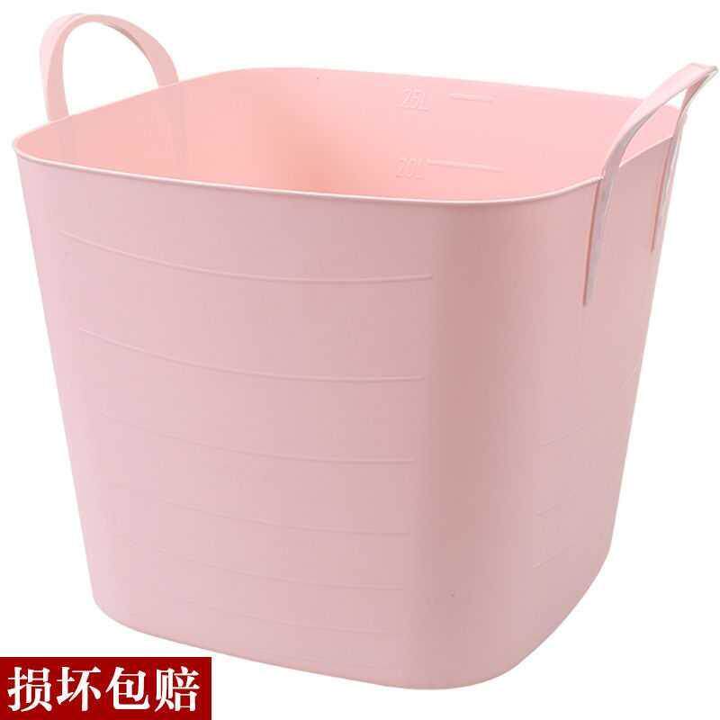 软质多用塑料储物桶洗衣篮双耳收纳桶水桶软桶小号