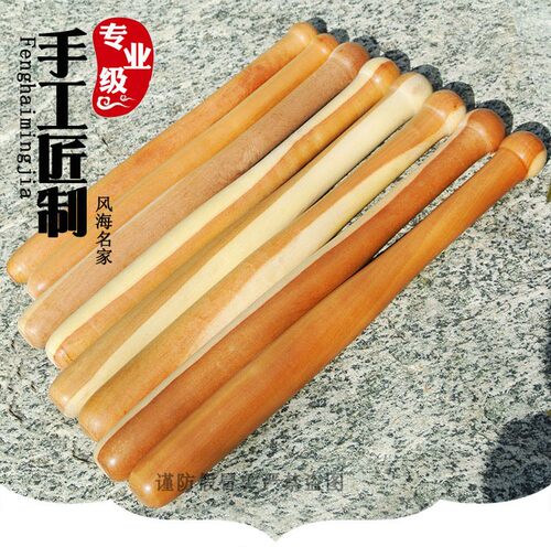 大鼓棒实木木质鼓槌枣木威风鼓棒堂鼓棒长32/35/37/39cm醒狮鼓棍