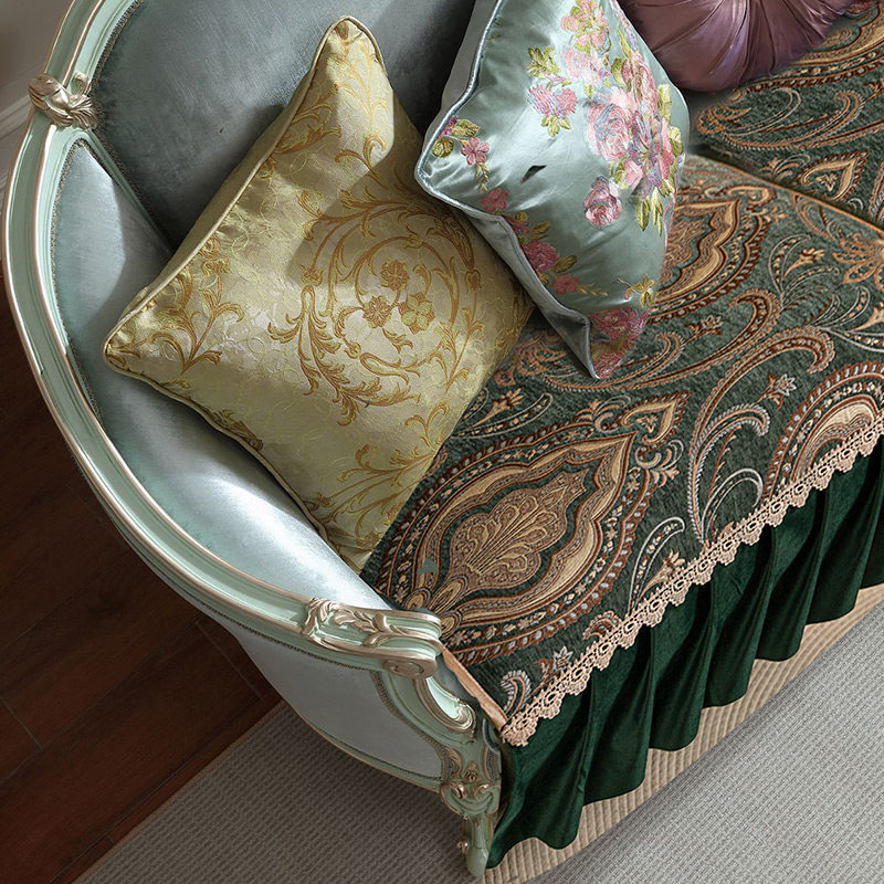 欧式沙发垫沙发套罩皮沙发专用套美式四季通用防滑2023新款沙发笠