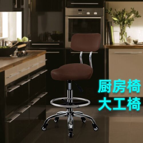 厨房做饭椅炒菜医院滑轮升降旋转美发大工椅理发店椅子剪发专用凳