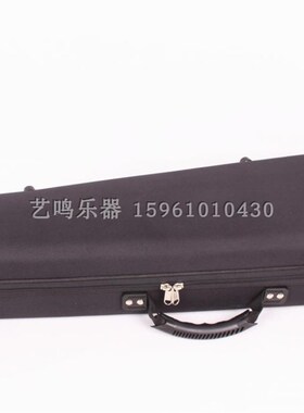 艺鸣乐器 4/4EVA复合材料随行三角小提琴盒  双肩防水黑灰蓝红色