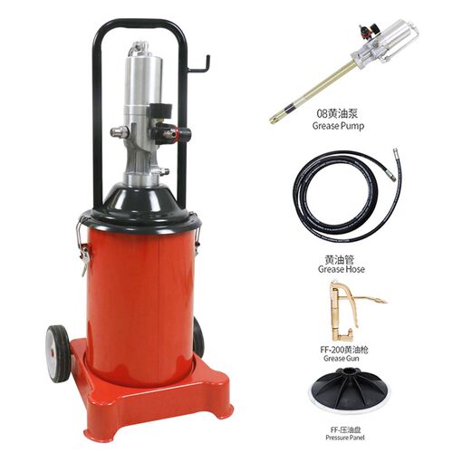 黄油机气动高压注油器小型黄油泵全自动打黄油器气动黄油机黄油枪