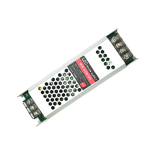 12伏5安60瓦Led灯条超薄长条开关电源12v5a60w静音卡布灯箱广告牌