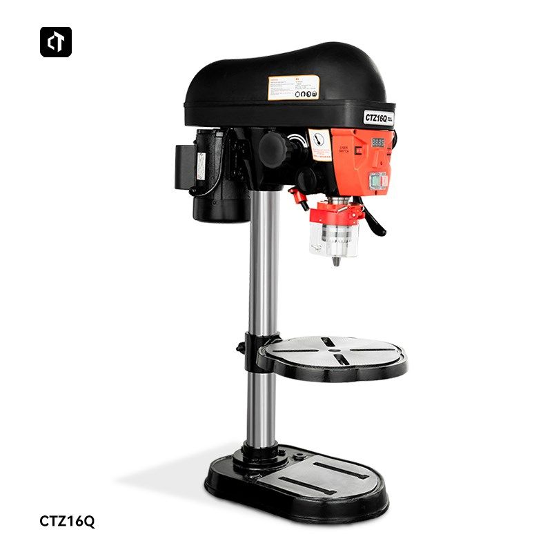 呲铁新品CTZ16Q小台钻激光迷你台钻小型220V钻孔机床家用微型钻床