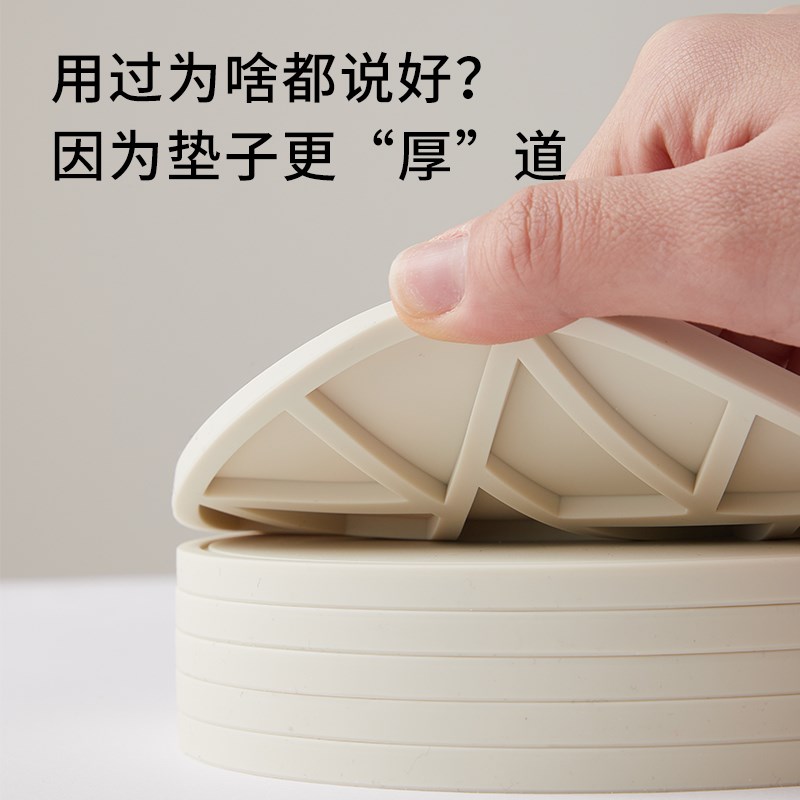 硅胶隔热垫餐垫2024新款防烫锅垫碗垫杯垫菜垫子家用耐高温餐桌垫