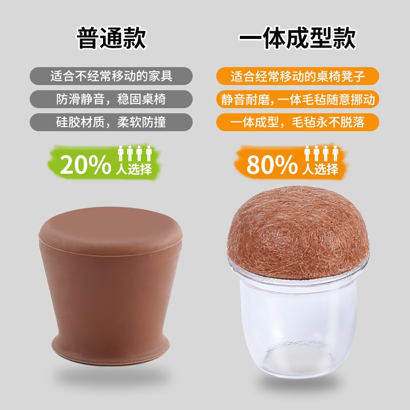 椅子脚套通用凳子静音耐磨桌椅桌脚套保护套桌腿桌子脚垫防噪音套