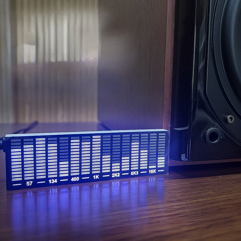 LED音频频谱显示 拾音氛围灯 声控音乐频谱电竞房气氛节奏灯车载