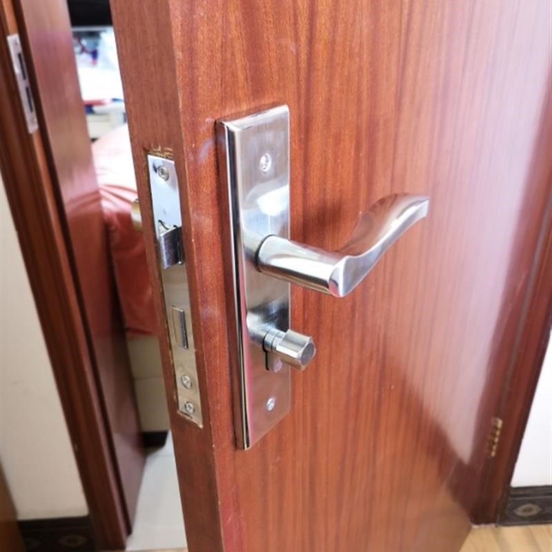 58门锁门把手房间门锁卧室房门锁家用木门室内门锁通用型可调门.