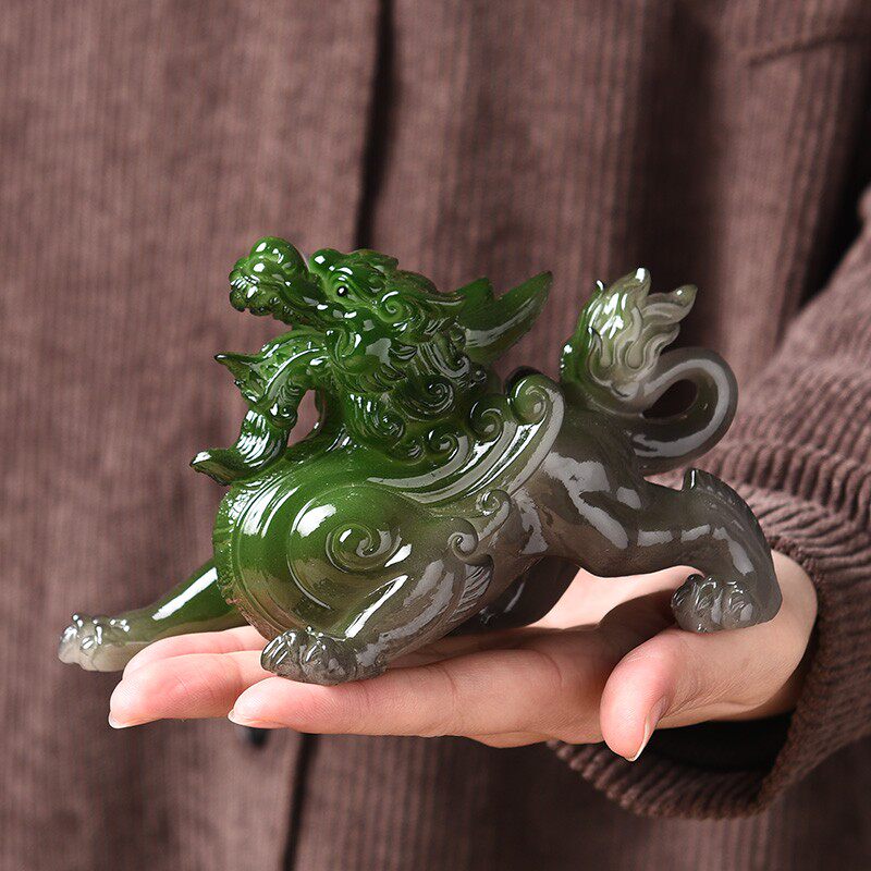 茶宠摆件精品可养招财变色貔貅麒麟物个性装饰品茶桌茶具配件迷你