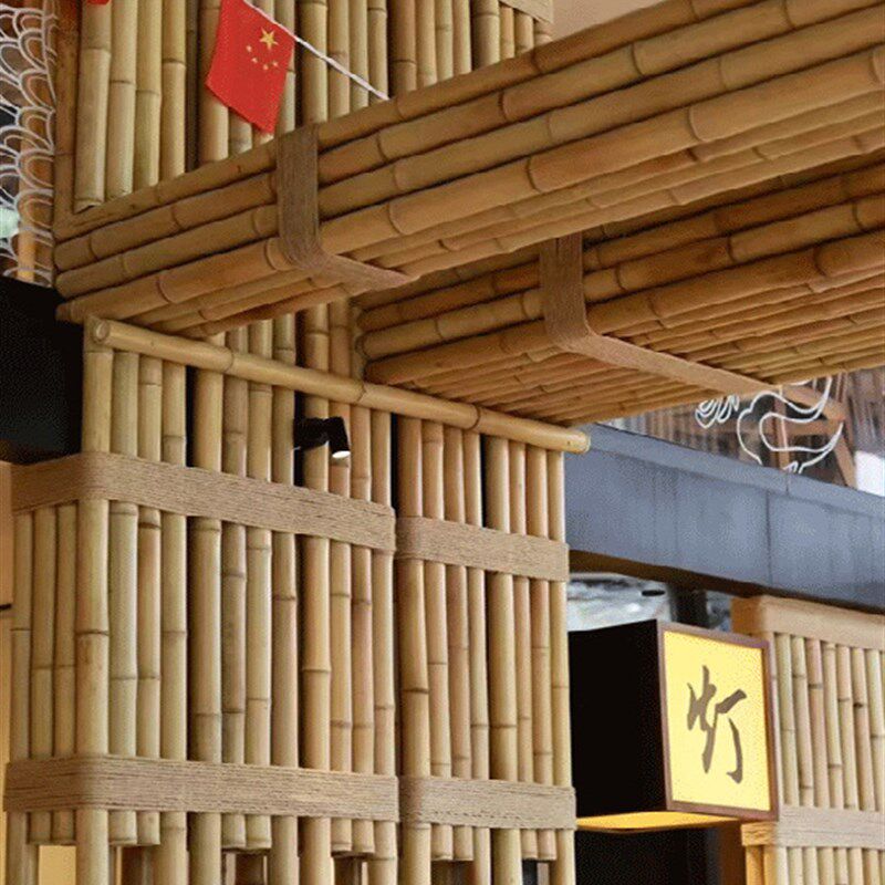 防腐竹杆装饰竹杆竹隔断框架竹杆长竹杆景观支架南竹杆棒棒