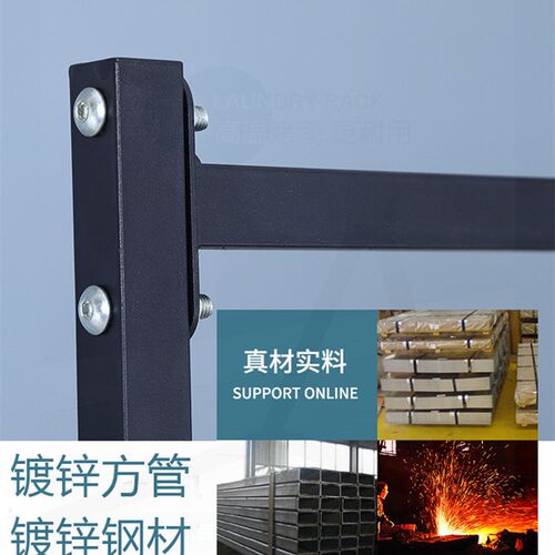 男女服装展示架童装架双层挂衣服铁艺落地架落地式挂衣架双杠货架