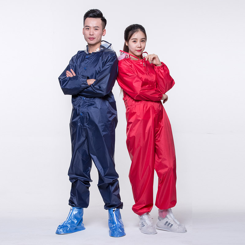 连体雨衣全身长款防暴雨大人女雨衣服连体套装男摩托车脚骑行雨裤