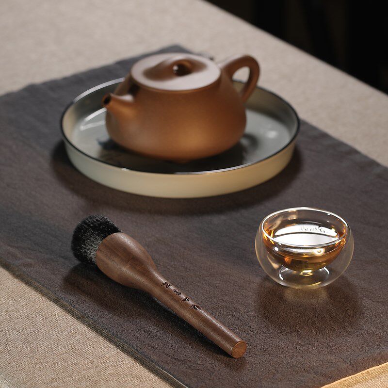 紫砂养壶笔茶刷不掉毛清洁茶具扫茶笔刷扫水刷紫砂茶盘刷茶道零配