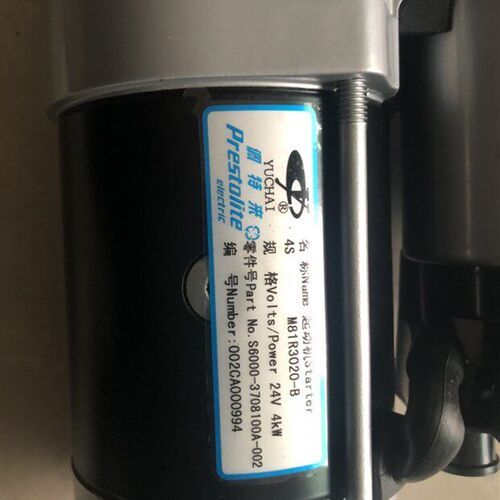 玉柴YC4S发动机原厂起动机S6000-3708100A启动马达M81R3020-B
