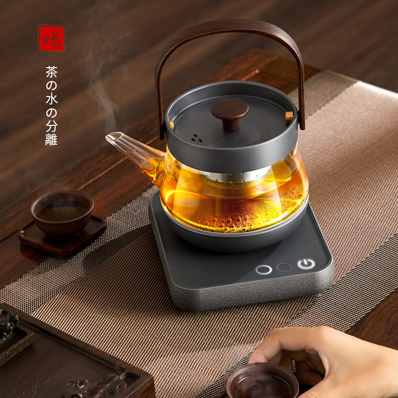 智蔚高档电热水壶自动家用煮茶壶办公室静音小型煮茶器玻璃养生壶