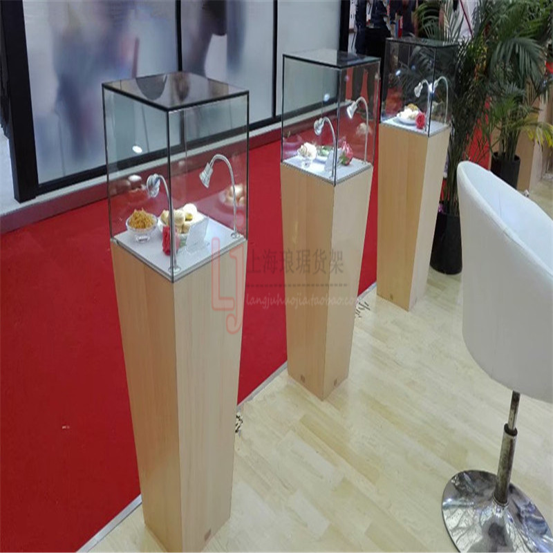 饰品展示柜珠宝展柜首饰柜台玻璃样品柜中岛柜烤漆货架模型陈列架