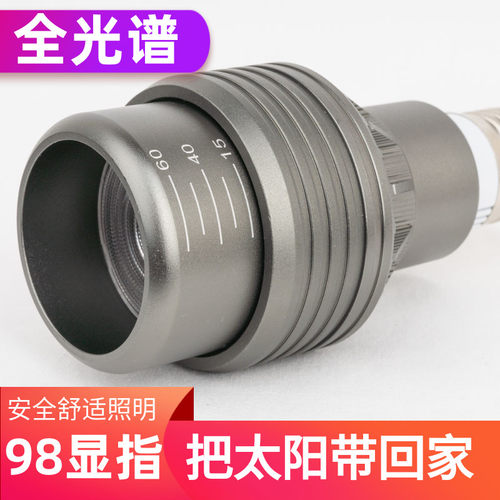 220V全光谱高显指LED灯杯灯泡E27螺口射灯光源无极调焦变焦PAR20
