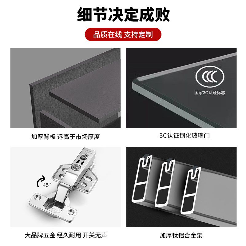 意式轻奢客厅墙角柜靠墙转角柜家用角落酒柜展示柜扇形收纳三角柜