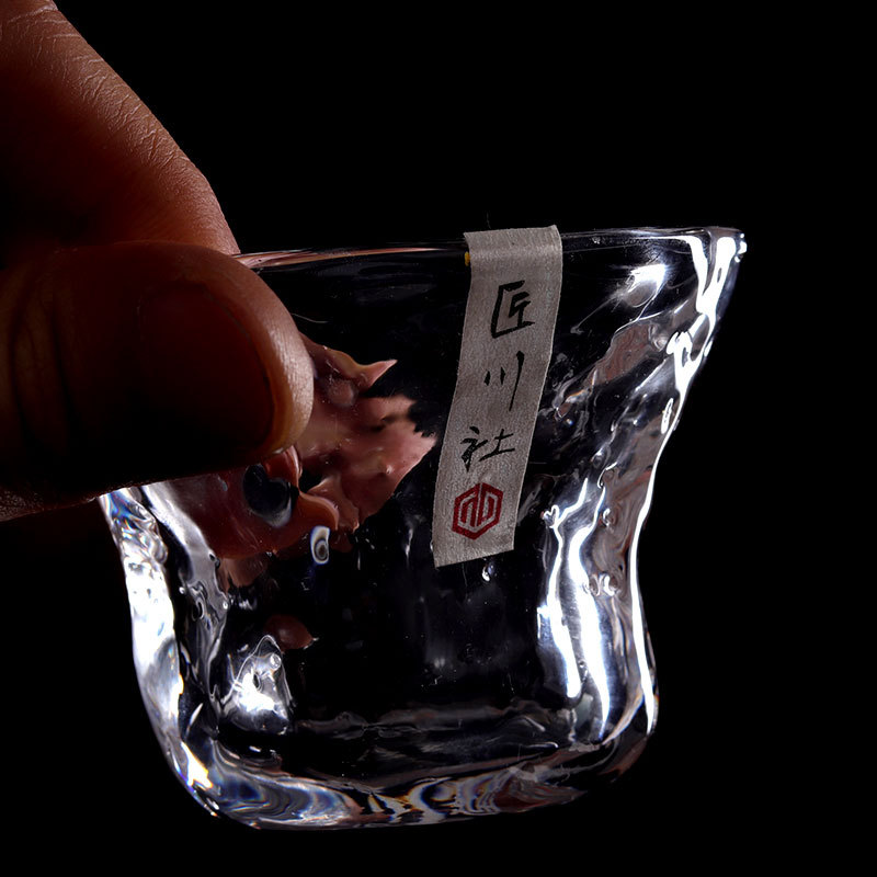 纯手工玻璃公道杯日式随行耐热纯手工加厚主人杯功夫品茗杯茶具