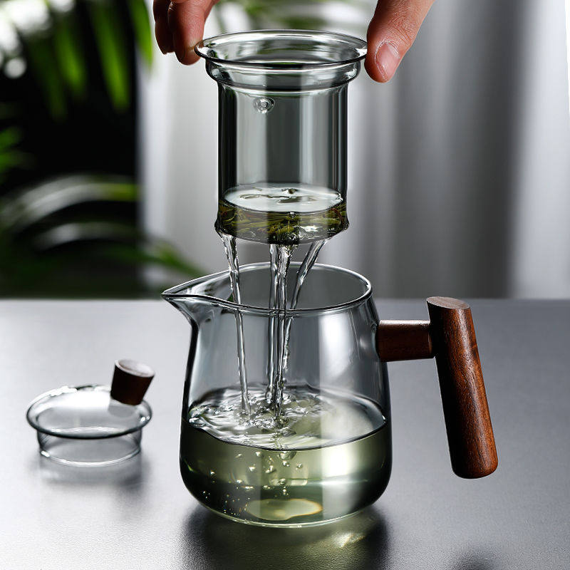 玻璃茶壶泡茶器家用花茶套装功夫沏茶专用耐高温茶具茶水分离单壶