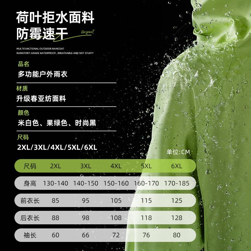 学生雨衣长款全身防暴雨儿童男上学专用带书包位初中生自行车雨披