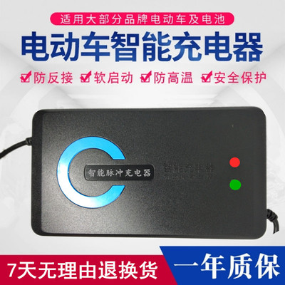 电动车充电器48V60V12AH64V68V72V80V84V96V108V120V伏绿驹爱德森