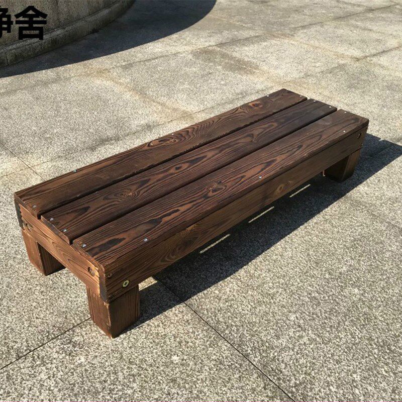 家用阳台移动木踏步实木脚踏凳木质增高木制踏板室外木头台阶