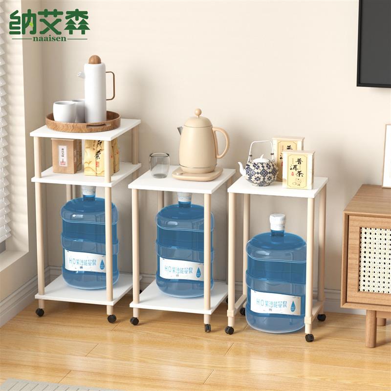 纯净水桶置物架桶装水收纳烧水壶放置架可移动多层饮水机架子定制