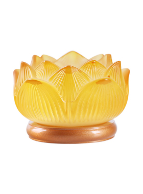 七彩琉璃莲花供水杯家用观音菩萨水杯圣水杯佛像净水佛前供杯贡杯