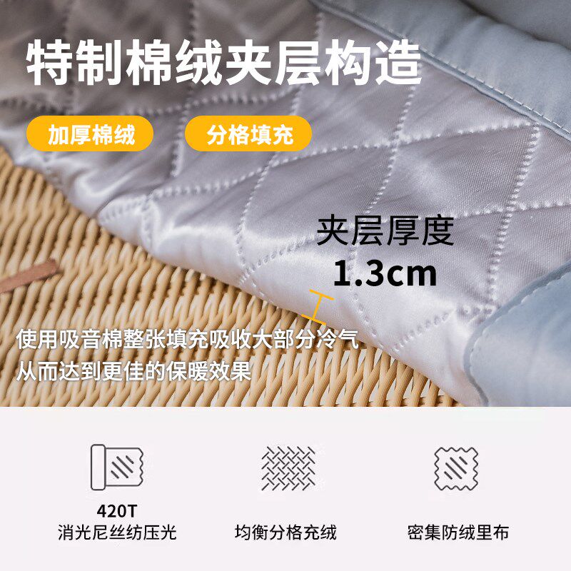 超强马路专业隔音窗帘全遮光2024新款免打孔安装卧室防晒隔热遮阳