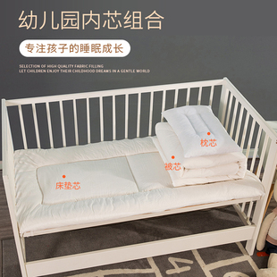 夹棉幼儿园被子三件套被褥六件套纯棉入园午睡床品儿童薄棉被四季