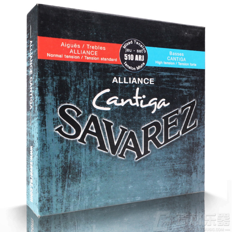 法国 Savarez 萨瓦列斯 510ARJ 古典吉他弦 混合张力 古典琴弦